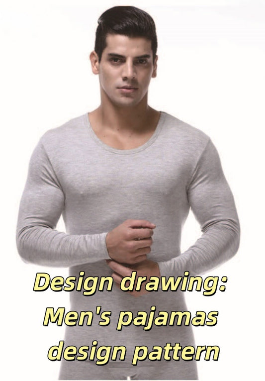 Design Drawing: Man's Pajamas Design Pattern